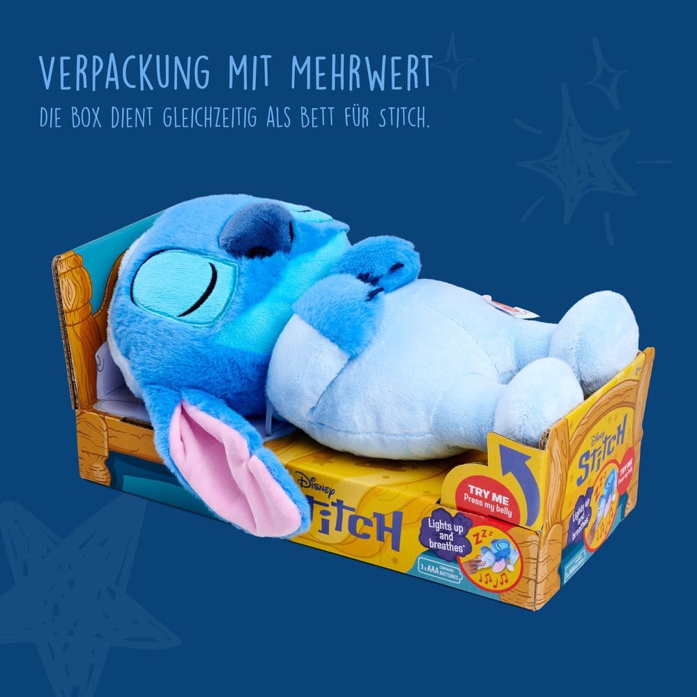 Disney peluche sonore Sleeping Stitch 31 cm