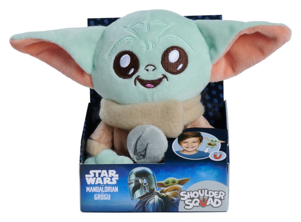 Star Wars Mandalorian Grogu peluche d'épaule 13 cm
