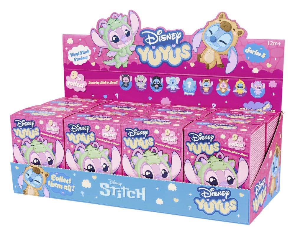 Disney YUYUS peluche Stitch & Angel Blindbox Display (8)