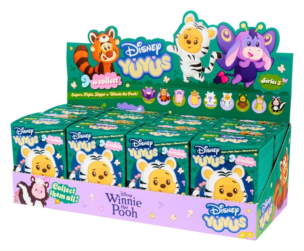 Disney YUYUS peluche Winnie the Pooh Blindbox Display (8)