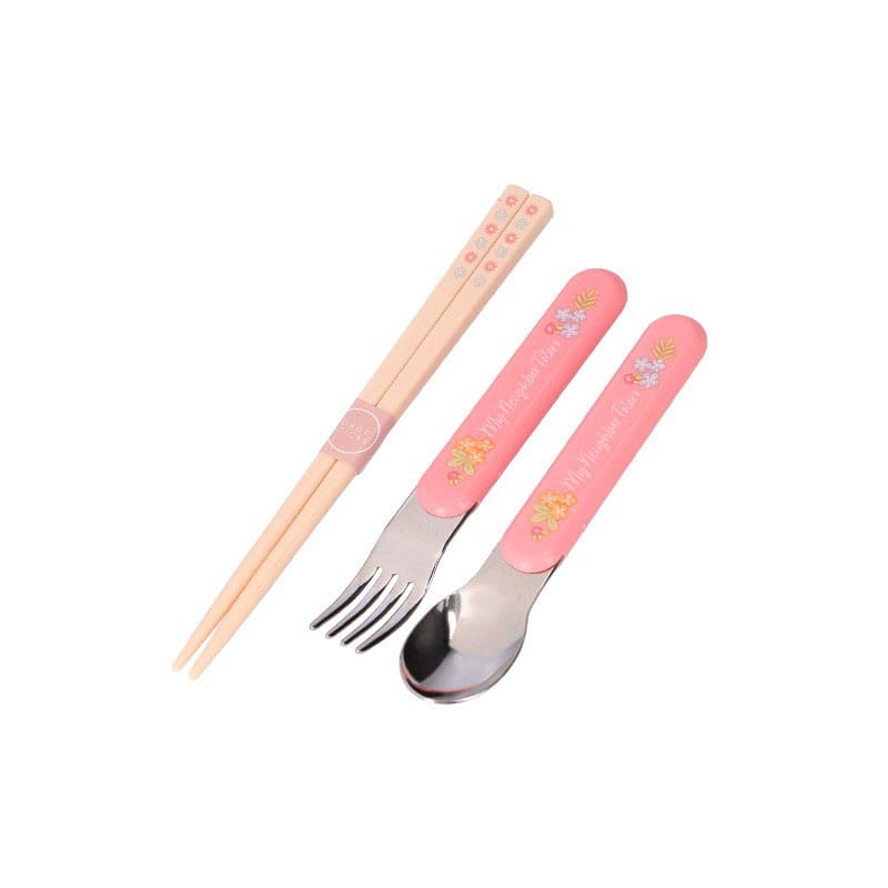 Mon voisin Totoro set baguettes et cuilerre et fourchette Mei & Totoro