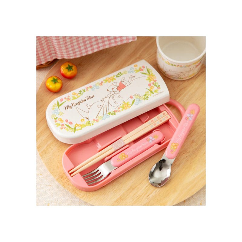 Mon voisin Totoro set baguettes et cuilerre et fourchette Mei & Totoro