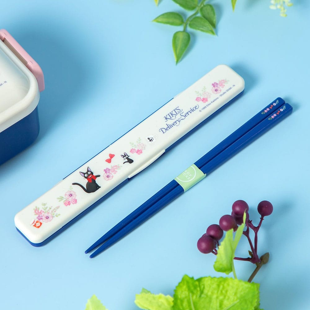 Ghibli - Kiki la petite sorcière - Coffret de baguettes Jiji Guirlande de fleurs 18cm
