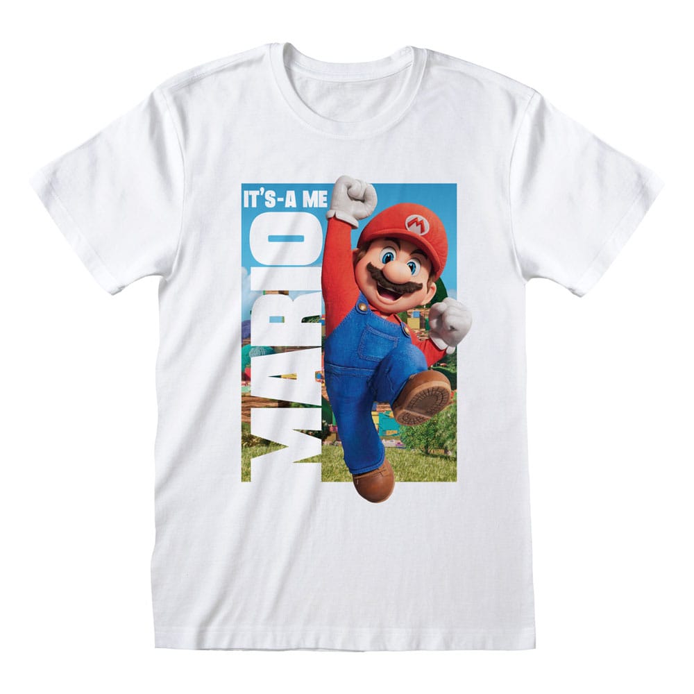 Super Mario Bros T-Shirt It's A Me Mario Fashion (M)