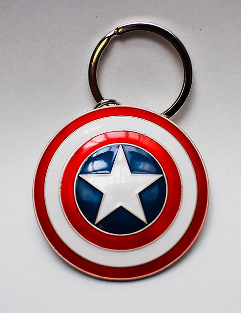 Marvel Comics porte-clés métal Captain America Shield