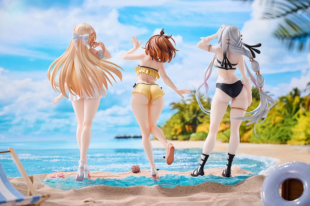 Atelier Ryza: Ever Darkness & the Secret Hideout pack 3 statuetten PVC 1/7 Ryza, Klaudia, Lila: Swimsuit Ver.