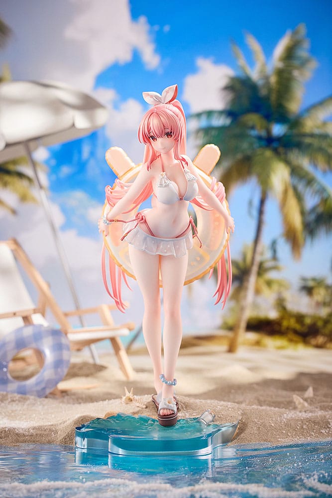 Rosuuri Original Character statuette PVC 1/7 White Rabbit Rosu: Swimsuit Ver. 25 cm