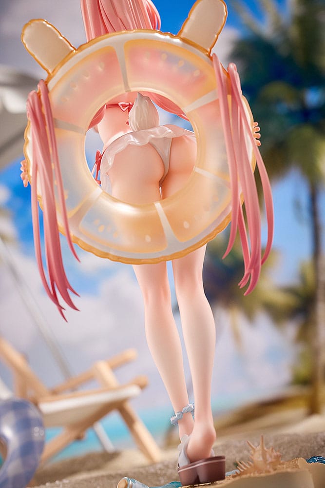 Rosuuri Original Character statuette PVC 1/7 White Rabbit Rosu: Swimsuit Ver. 25 cm