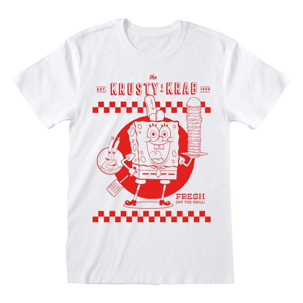 Bob l´éponge T-Shirt Krusty Krab White (L)