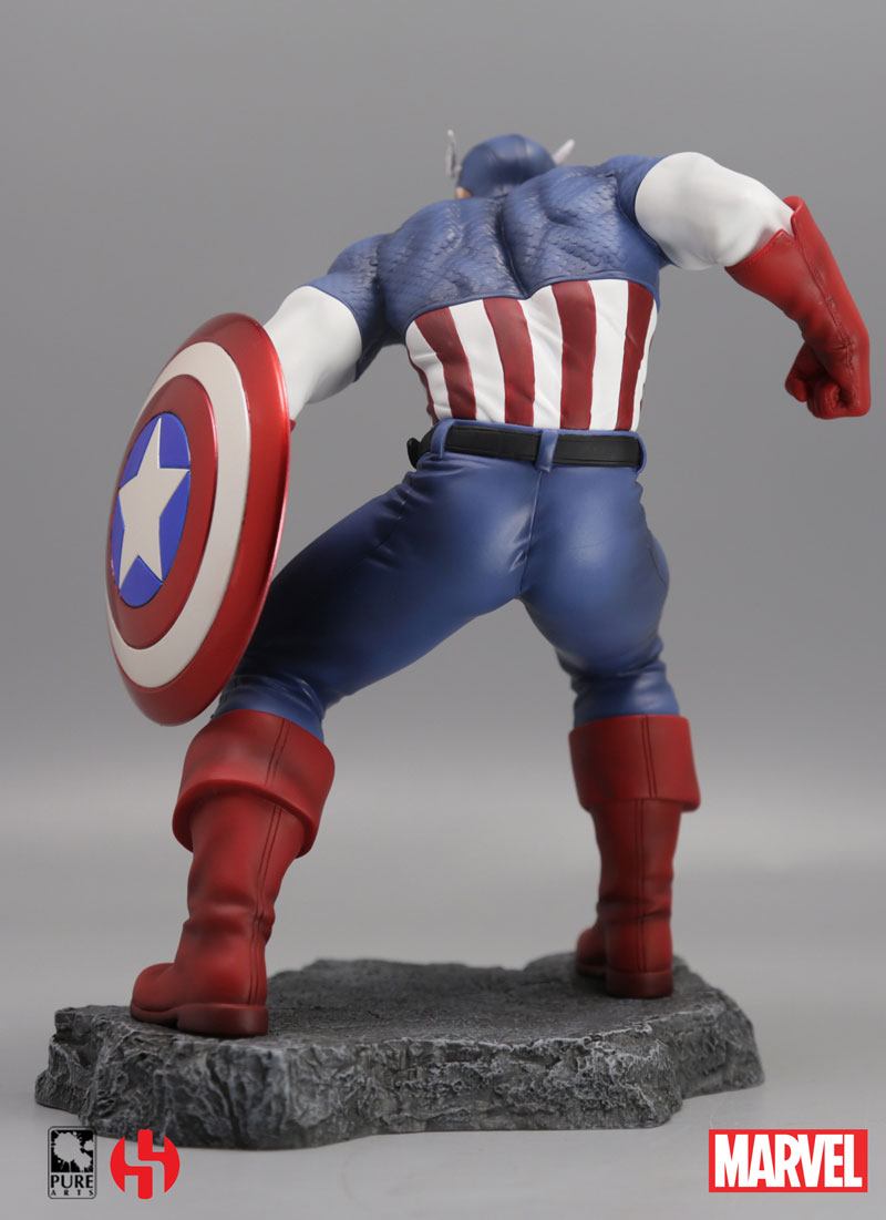 Marvel - Statue de Captain America Civil War 20cm