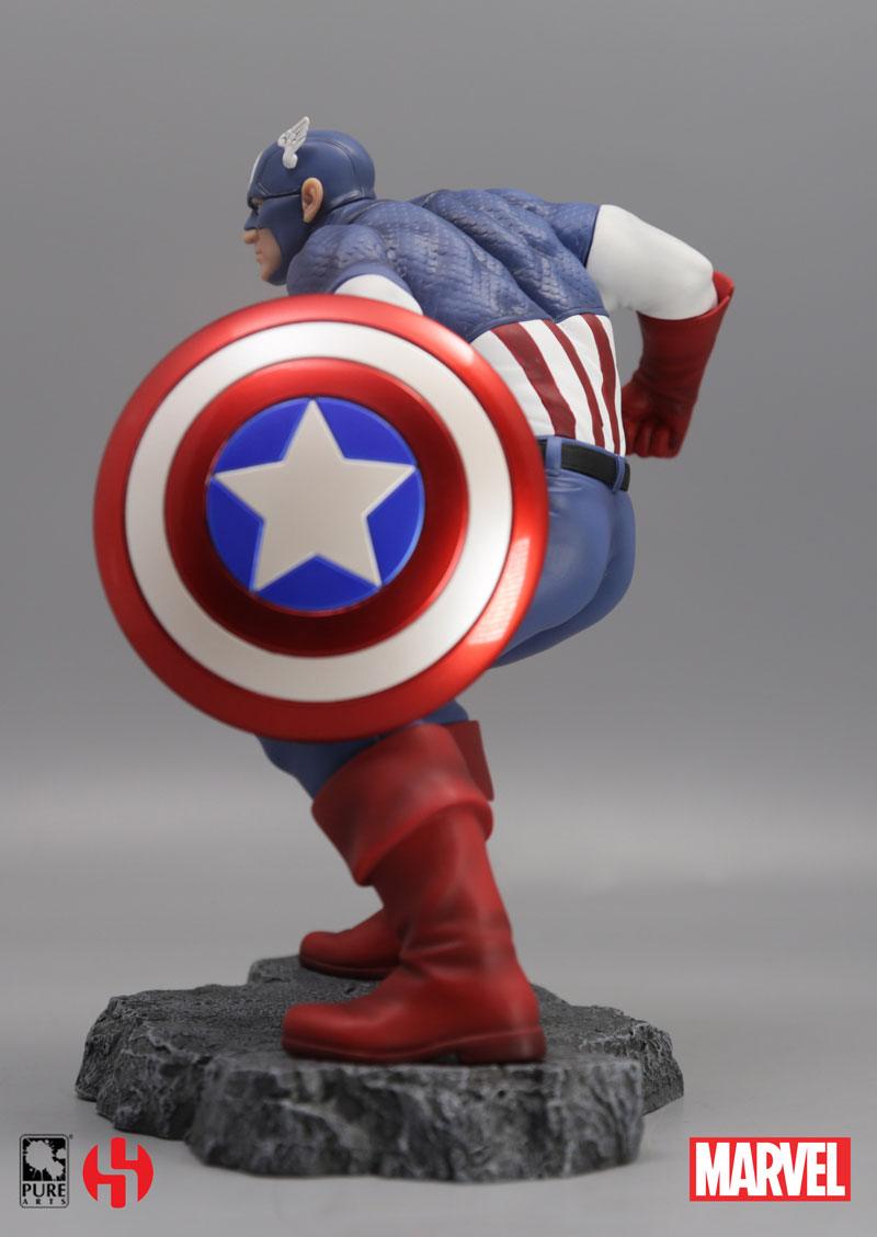 Marvel - Statue de Captain America Civil War 20cm