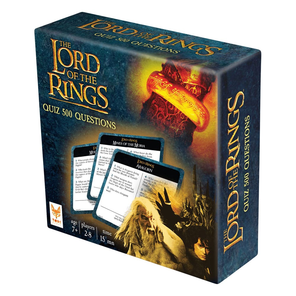 Le Seigneur des Anneaux jeu de cartes Quiz 500 Questions *ANGLAIS*