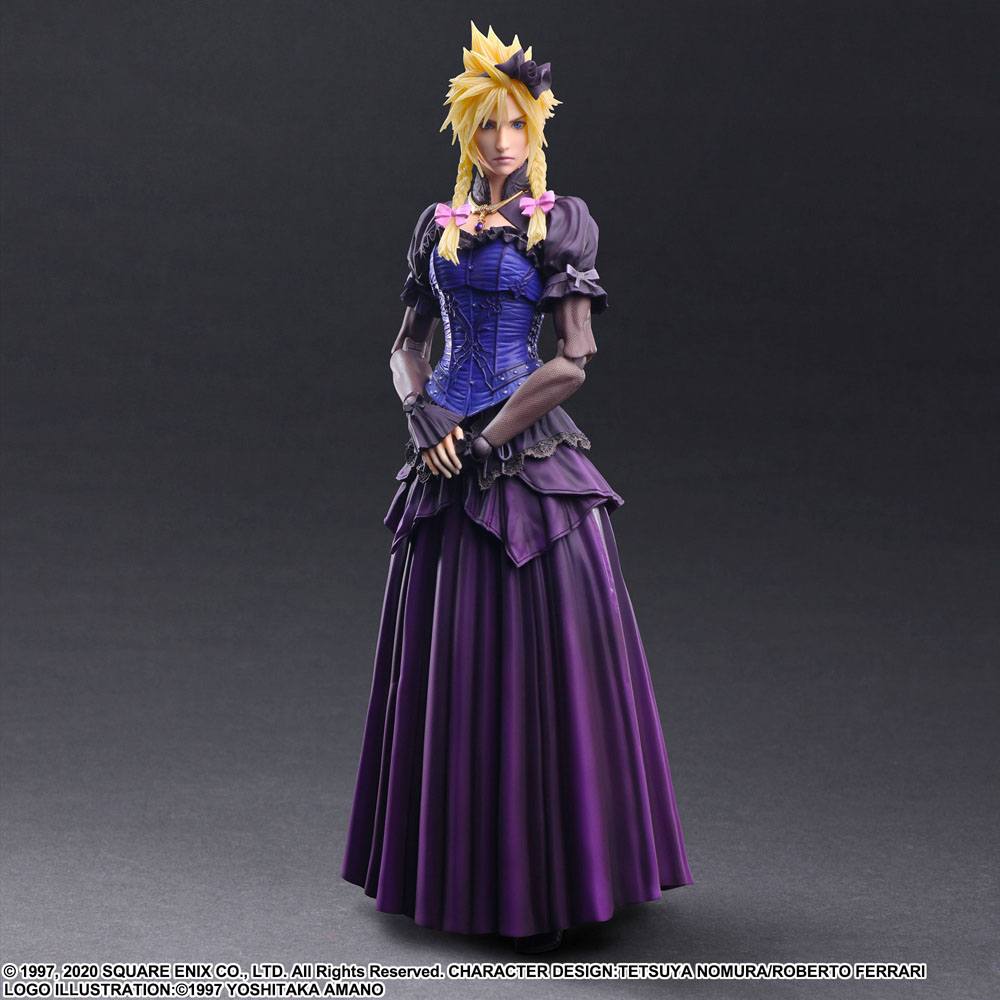 Final Fantasy VII Remake Play Arts Kai figurine Cloud Strife Dress Ver. 28 cm