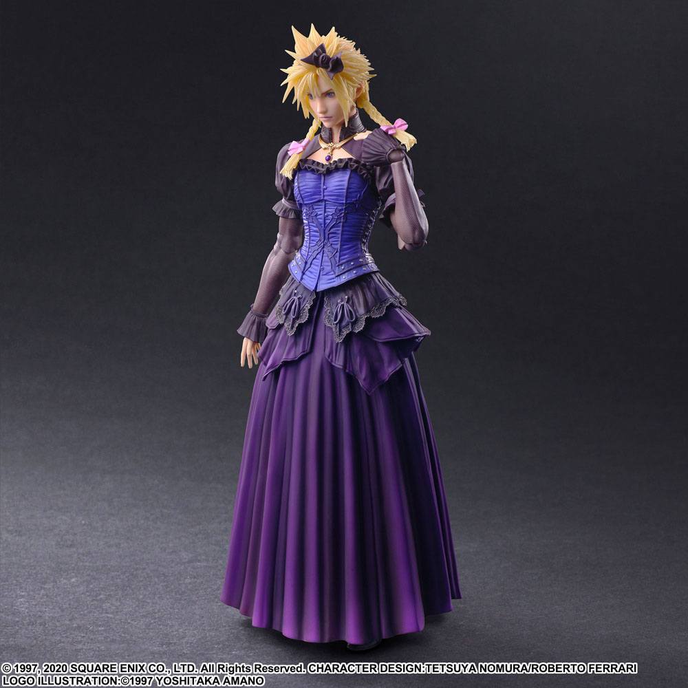 Final Fantasy VII Remake Play Arts Kai figurine Cloud Strife Dress Ver. 28 cm