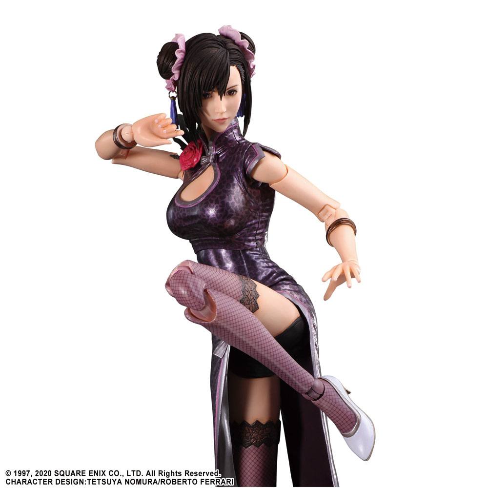 Final Fantasy VII Remake Play Arts Kai figurine Tifa Lockhart Sporty Dress Ver. 25 cm