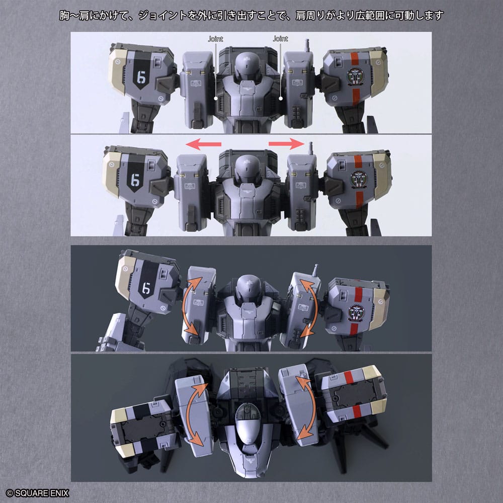 Front Mission figurine Plastic Model Kits Structure Arts 1/48 Zenith V 30th Anniversary Edition