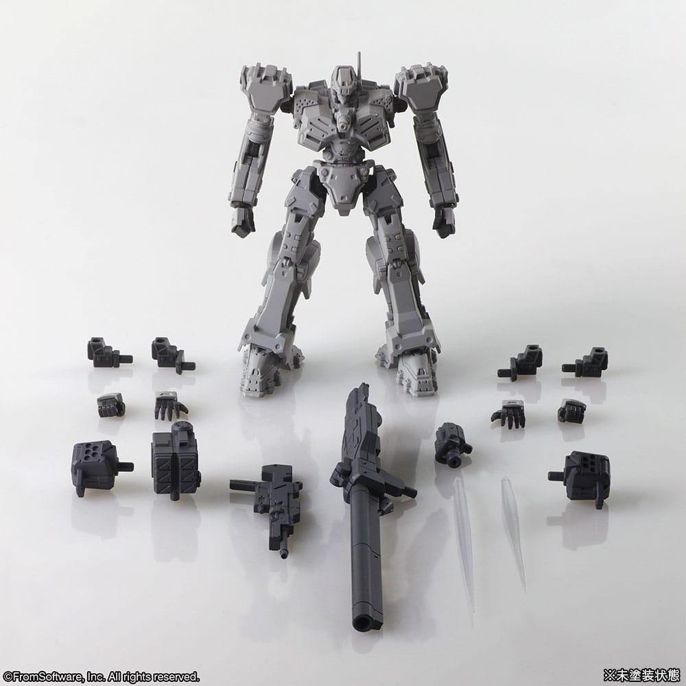 Armored Core figurines pack 4 Plastic Model Kit Structure Arts Series 1