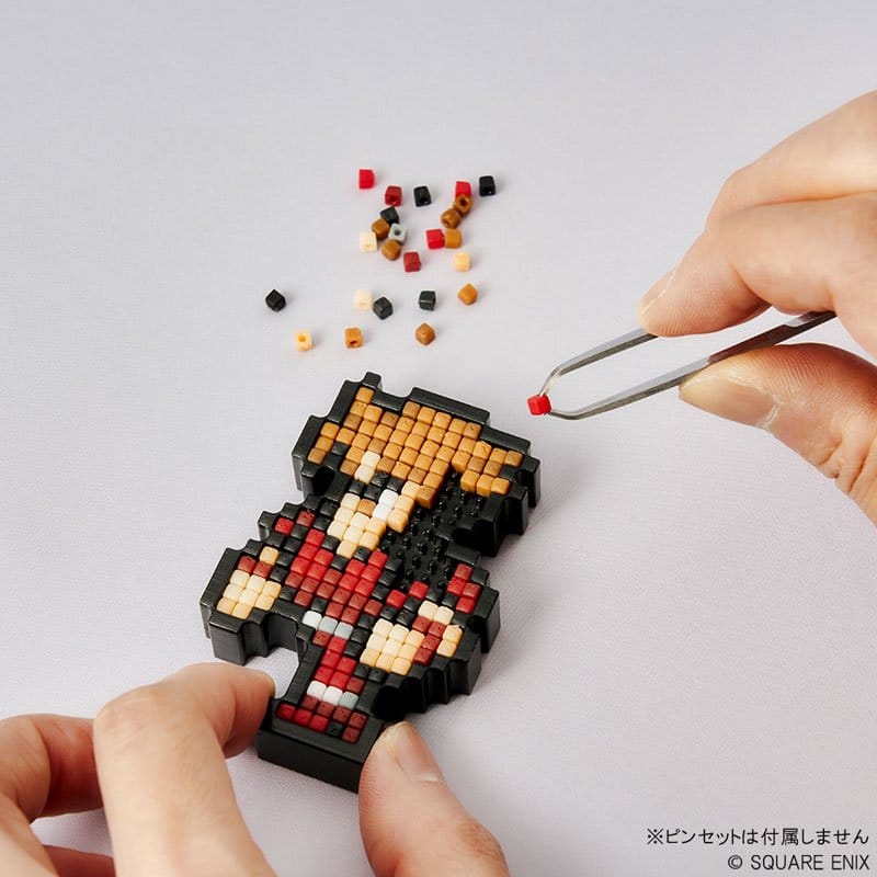 Final Fantasy présentoir boîte-mystère DIY Pixel Art Porte-clés Pixel Remaster Collection Vol.2 Blind Box présentoir (6)