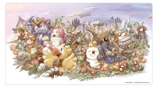 Final Fantasy Tapis de jeu Chocobo & Friends 61 x 34 cm