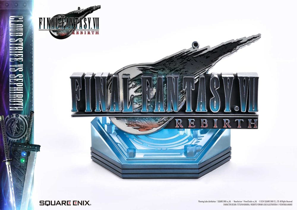 Final Fantasy VII Rebirth pack 2 statuettes 1/4 Cloud Strife vs Sephiroth 69 cm