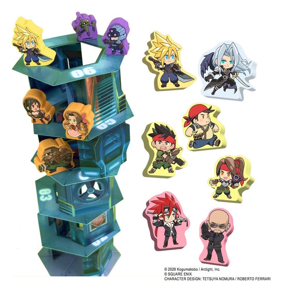 Final Fantasy VII jeu de plateau Ascend The Shinra Tower