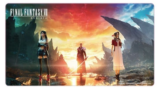 Final Fantasy VII Rebirth Tapis de jeu Key Art 61 x 34 cm