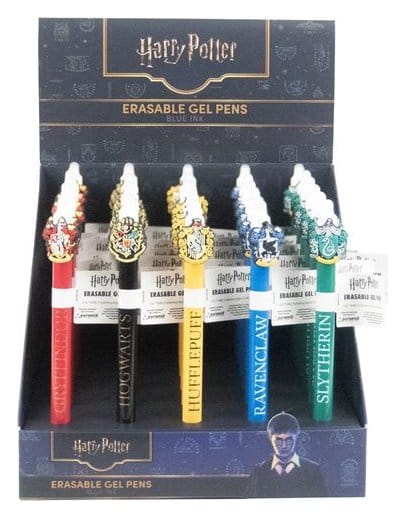 Harry Potter Stylo gel effaçable Houses Présentoir (30)