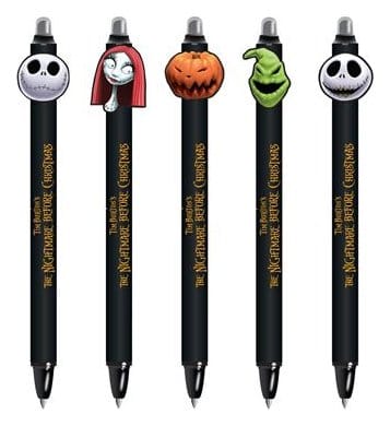 Nightmare before Christmas Stylo gel effaçable Characters Présentoir (30)