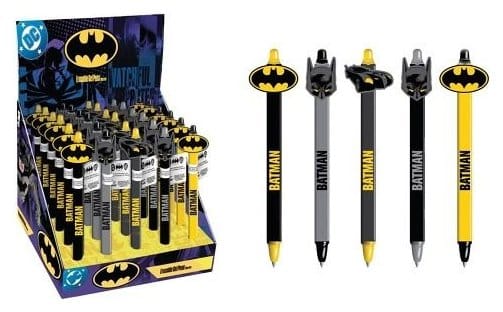 Batman Stylo gel effaçable Icons Présentoir (30)