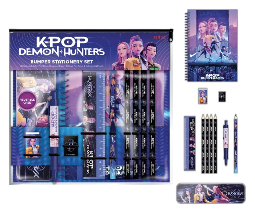 KPop Demon Hunters set papeterie 12 A4 Bumper