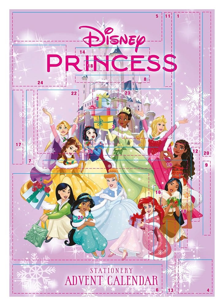Disney Princess Calendrier de l'Avent (2027) Présentoir (8)