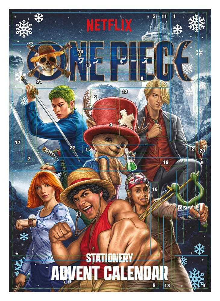 One Piece Calendrier de l'Avent (2027) Présentoir (8)