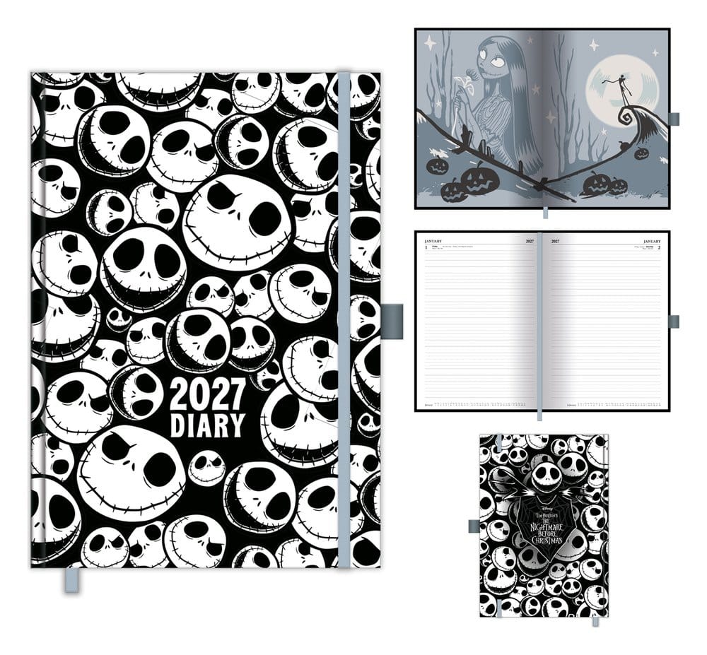 L'Étrange Noël de monsieur Jack A5 DTP Agenda 2027 Skellington Avalanche
