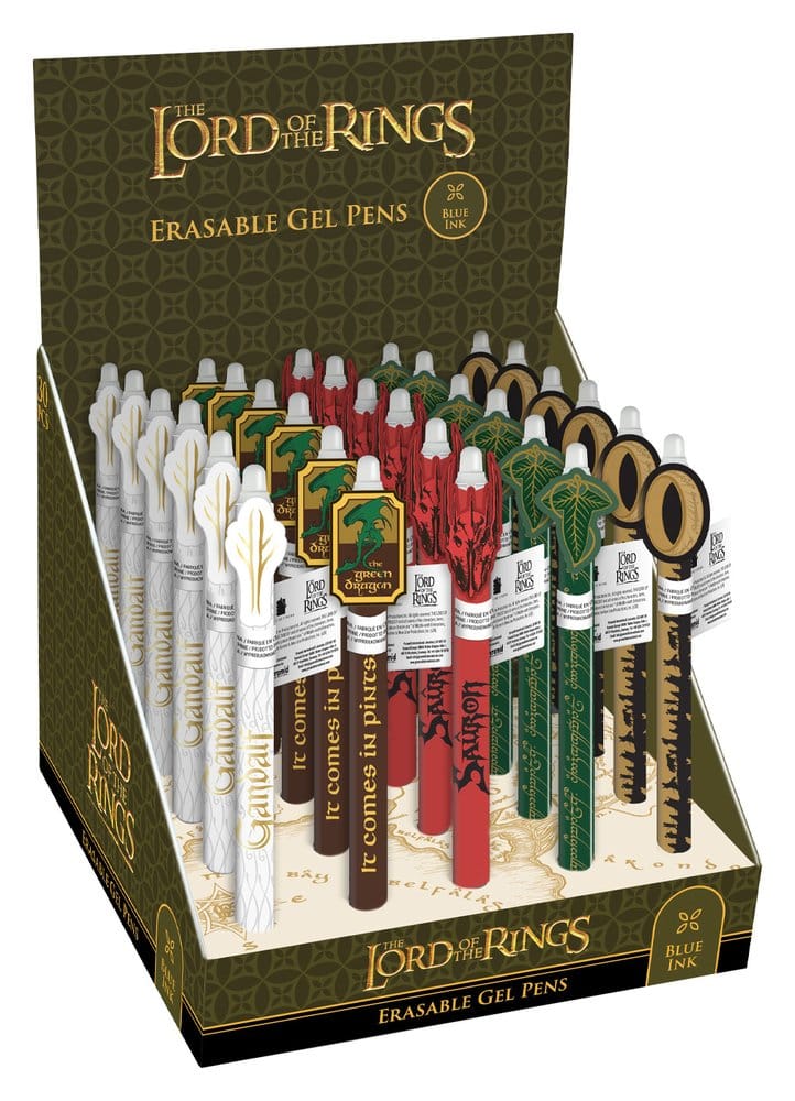 Le Seigneur des Anneaux stylo gel effaçable Epic Journey présentoir (30)