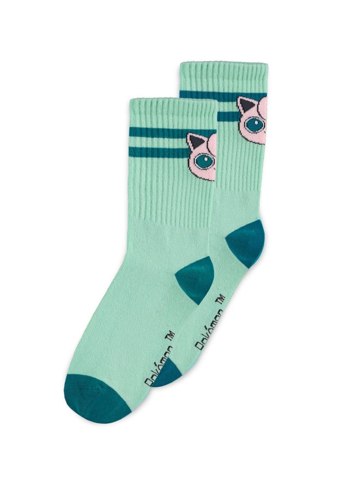 Pokémon pack 2 paires de chaussettes Heads Grey 35-38