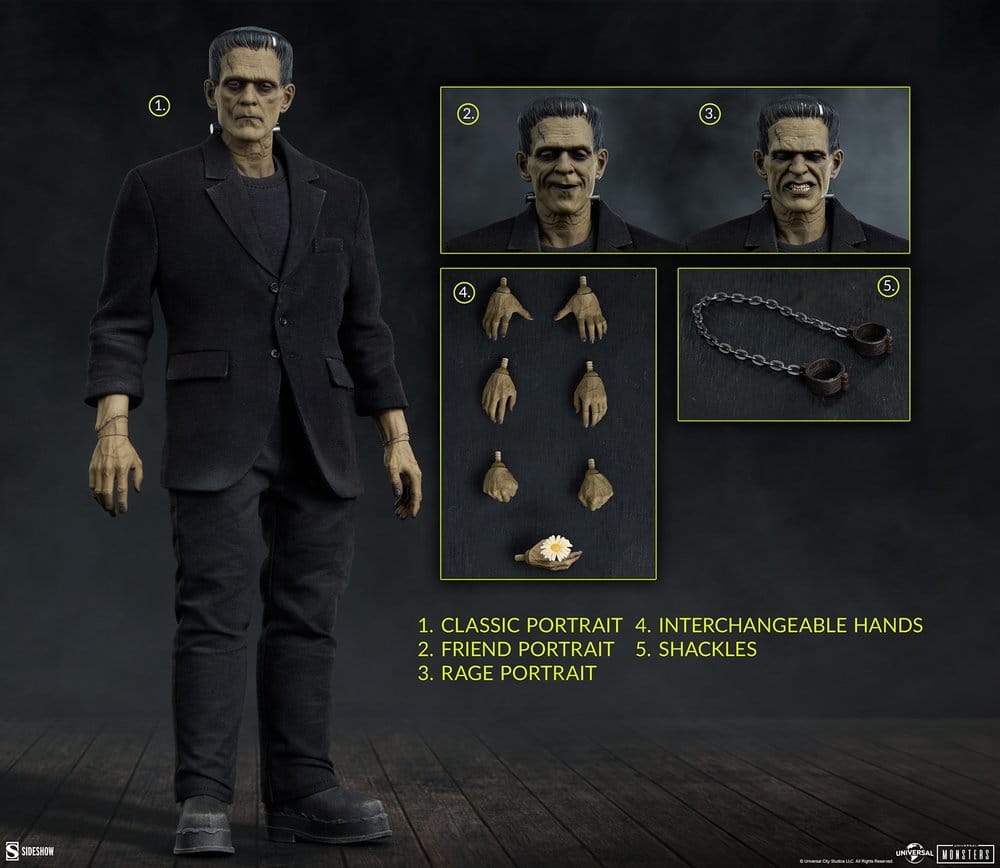 Universal Monsters figurine 1/6 Frankenstein (Deluxe Edition) 33 cm