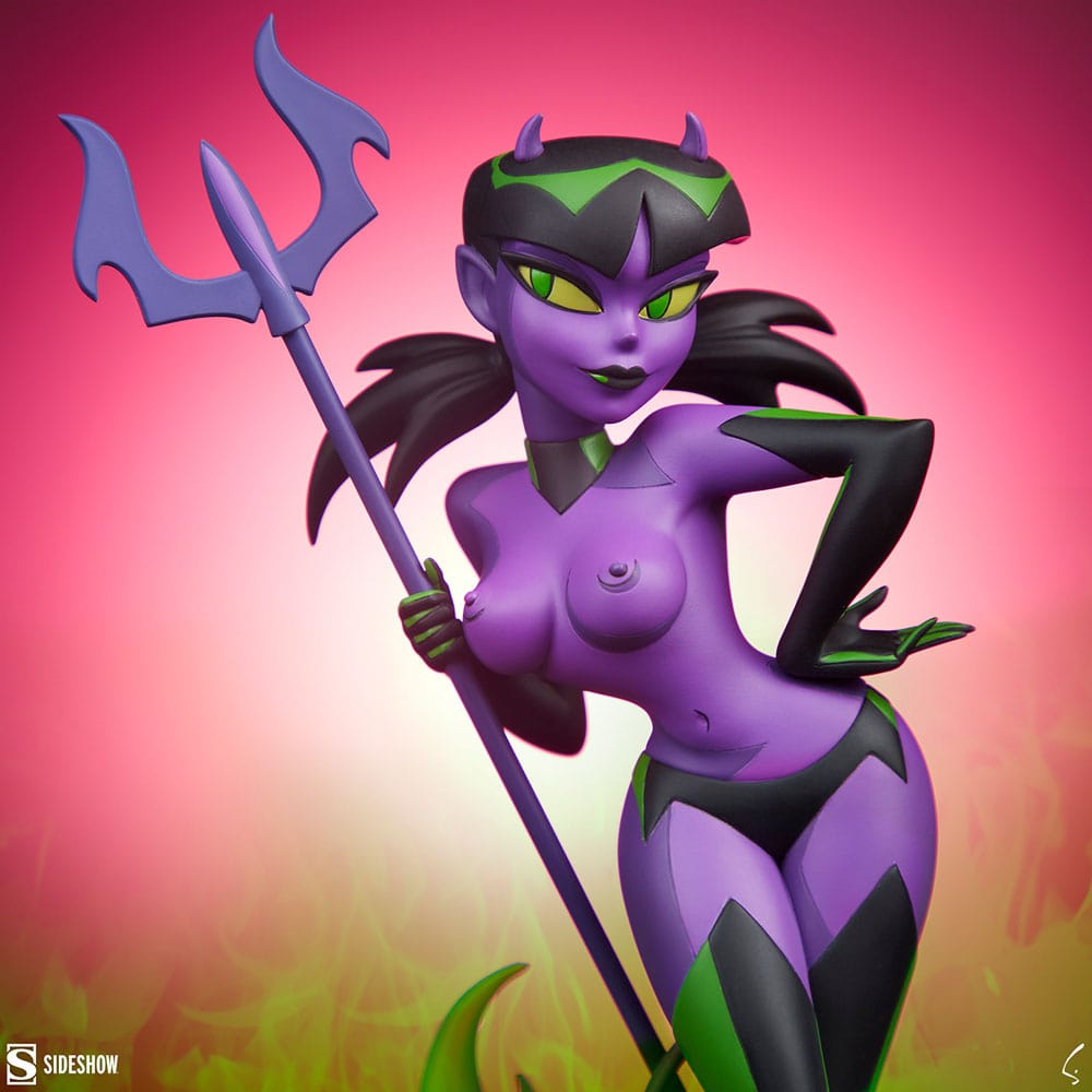 Original Artist Series statuette Devil Girl (Purple and Green Variant) 30 cm