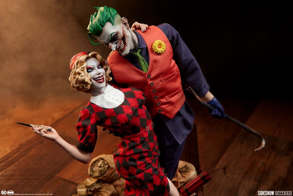 DC Comics Mythos statuette 1/5 The Joker and Harley Quinn: Lawless Love 41 cm