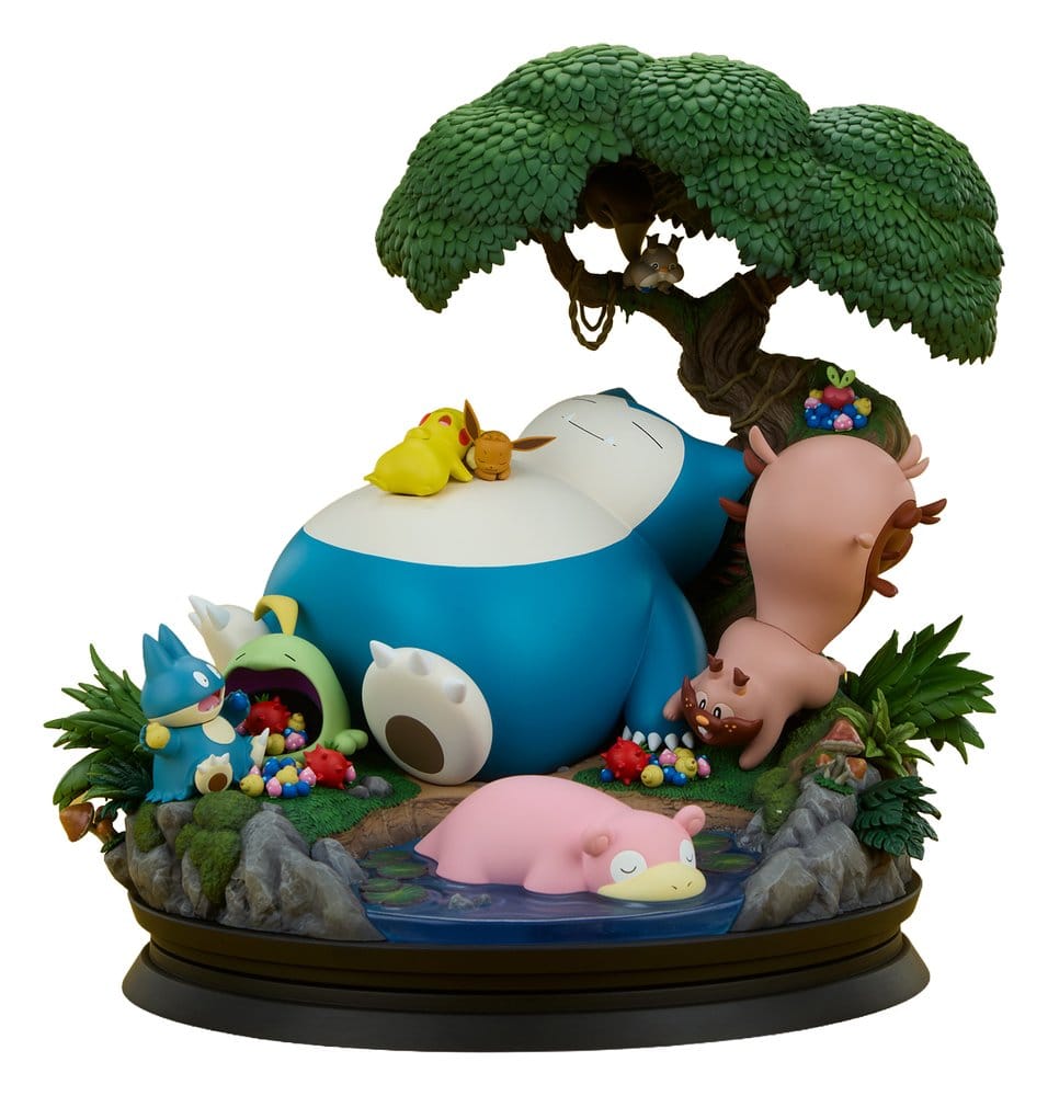 Pokémon diorama Ronflex 33 cm