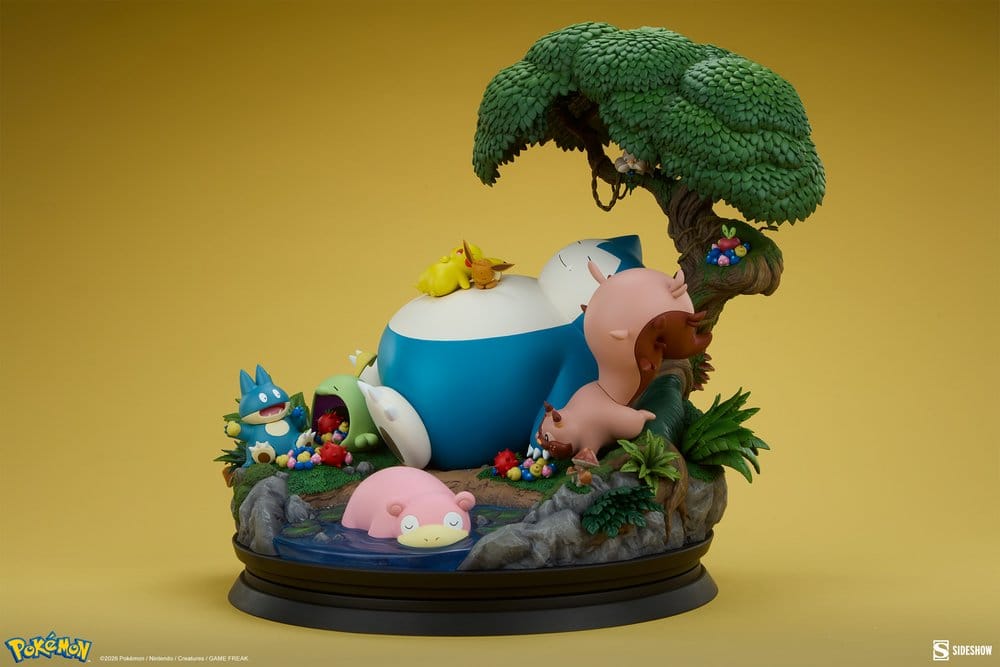 Pokémon diorama Ronflex 33 cm