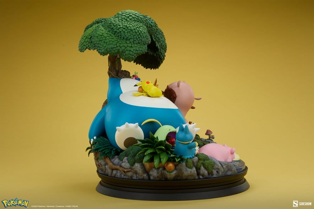 Pokémon diorama Ronflex 33 cm