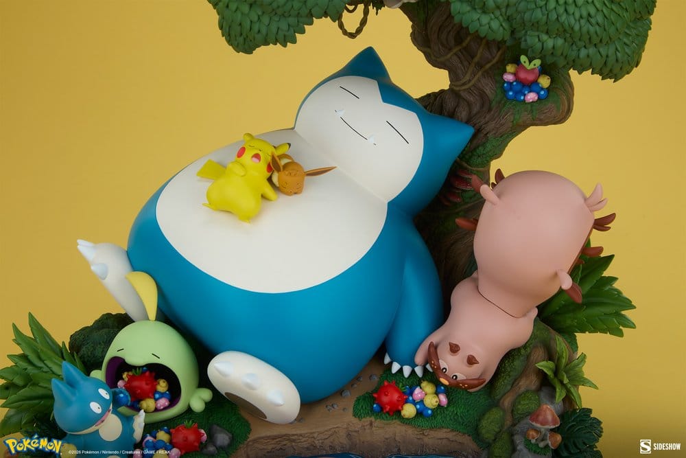 Pokémon diorama Ronflex 33 cm