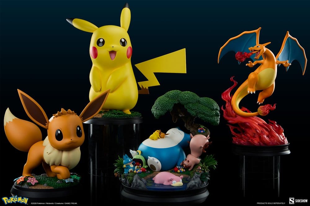 Pokémon diorama Ronflex 33 cm