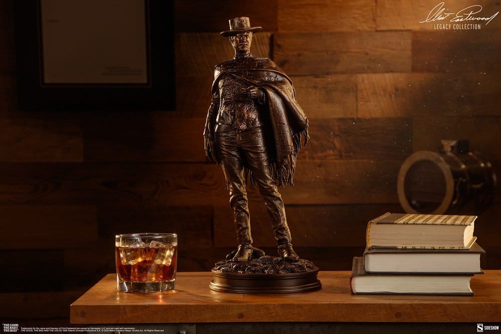 Le Bon, la Brute et le Truand statuette The Man with No Name (Faux Bronze) 39 cm