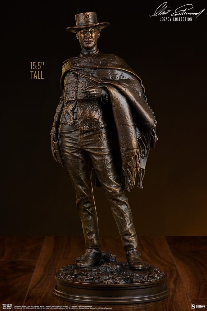 Le Bon, la Brute et le Truand statuette The Man with No Name (Faux Bronze) 39 cm
