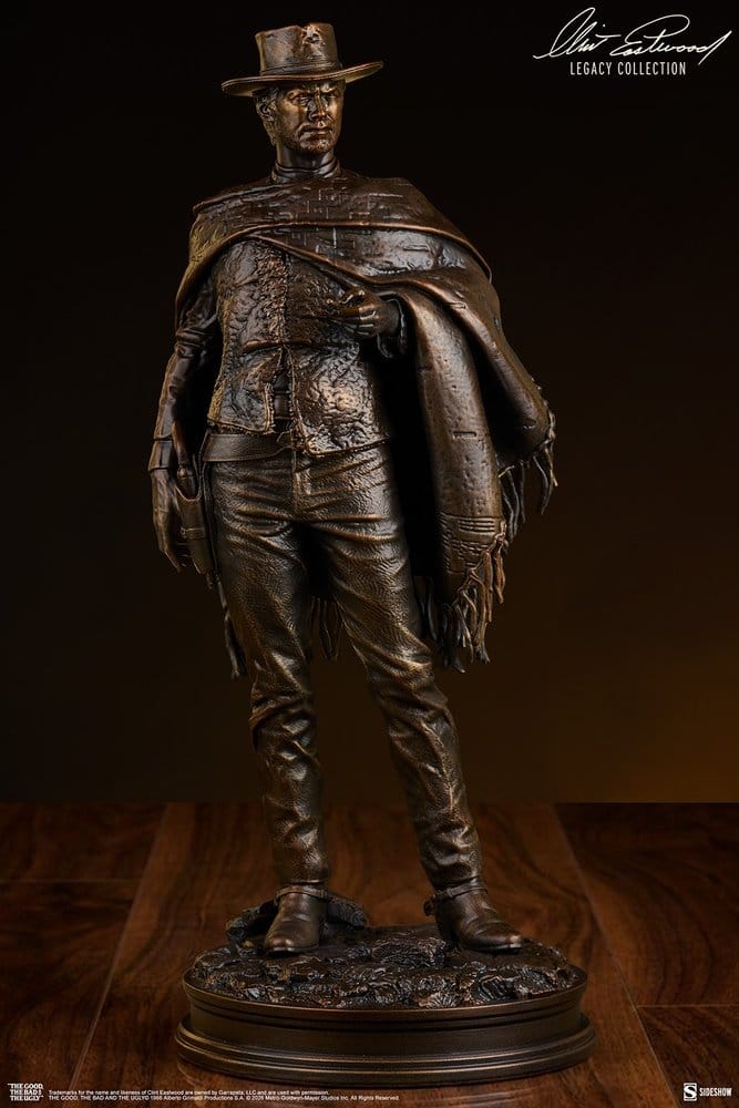 Le Bon, la Brute et le Truand statuette The Man with No Name (Faux Bronze) 39 cm