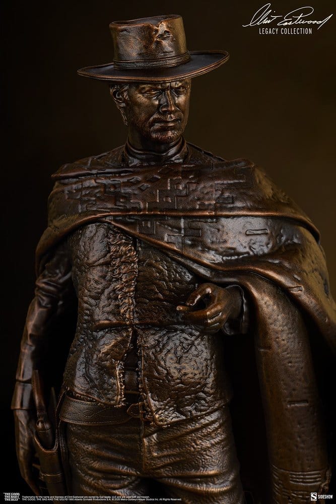 Le Bon, la Brute et le Truand statuette The Man with No Name (Faux Bronze) 39 cm