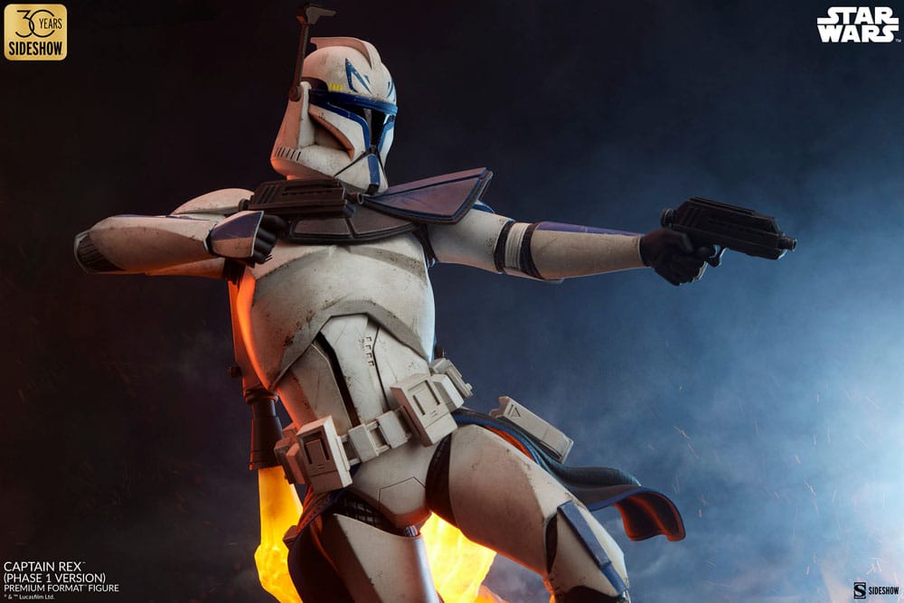 Star Wars statuette Premium Format Captain Rex (Phase 1 Version) Sideshow Exclusive 68 cm