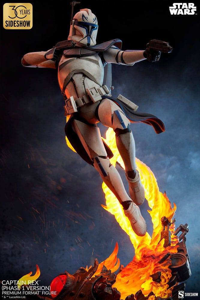 Star Wars statuette Premium Format Captain Rex (Phase 1 Version) Sideshow Exclusive 68 cm