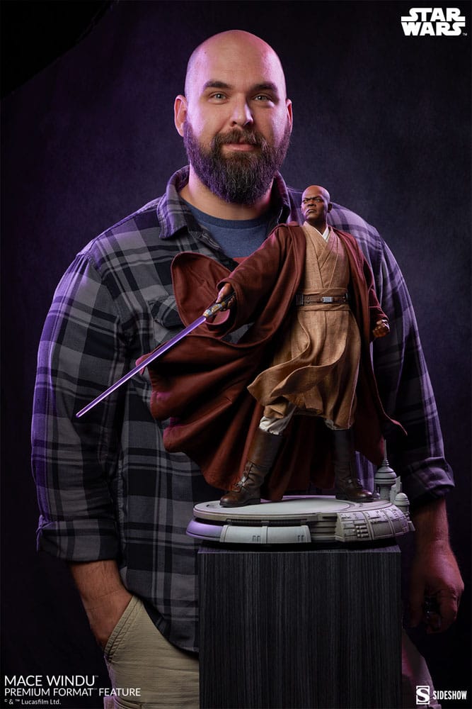 Star Wars Episode III statuette Premium Format Mace Windu 53 cm